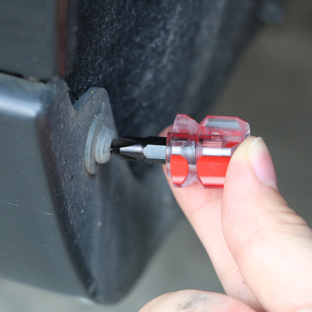 Mini Hand Tool, Car Fender Repair Tools, Short Slotted Screwdriver, Phillips Split Accessories Retrofit Kit