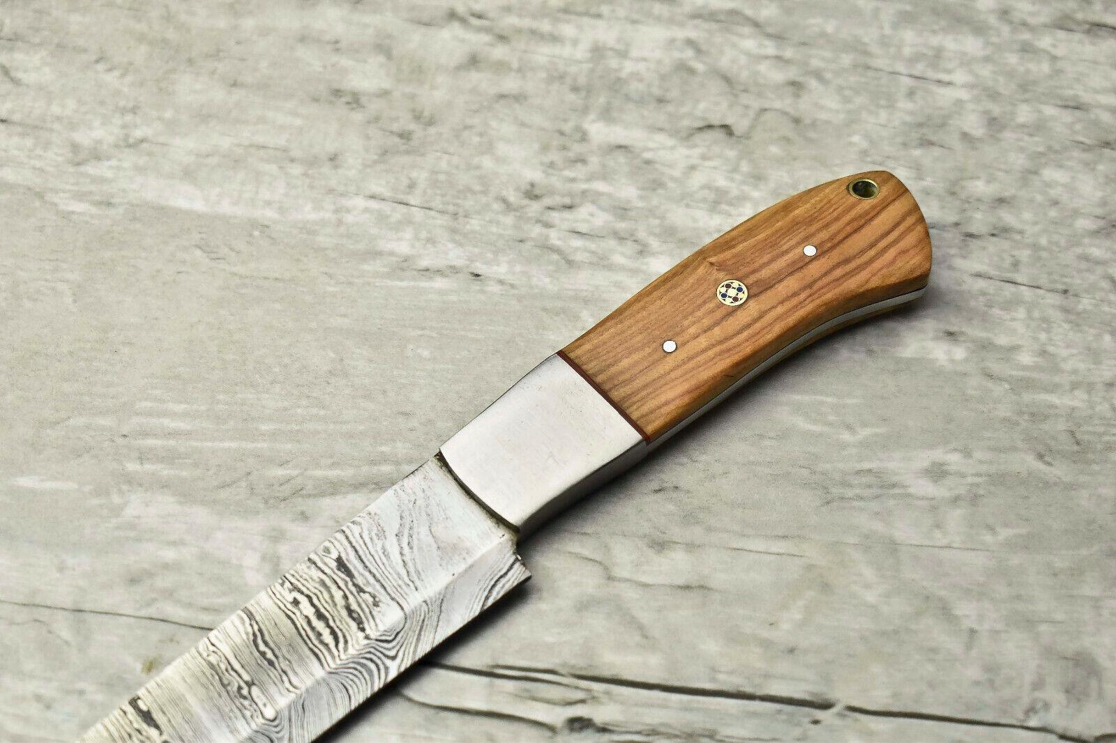 10 Damascus Steel Kitchen Chef Knife  Full Tang Handmade Cooking Knife 1