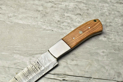 10 Damascus Steel Kitchen Chef Knife  Full Tang Handmade Cooking Knife 1