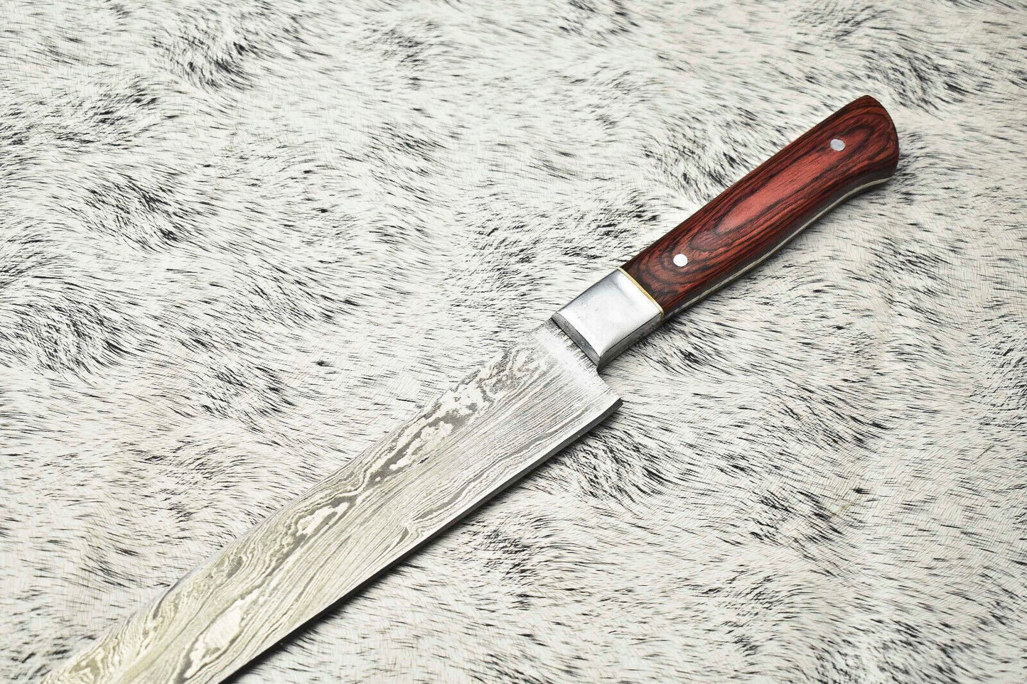 14 Handmade Damascus Steel Chef Knife  Full Tang Custom Kitchen  Sport Blade 1