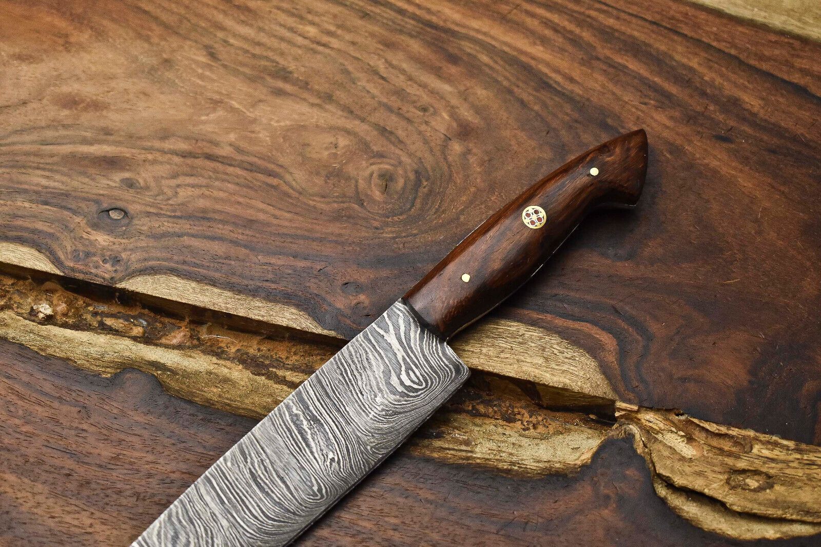 11 Handmade Damascus Steel Chef Knife  Full Tang Kitchen Cooking Blade 1