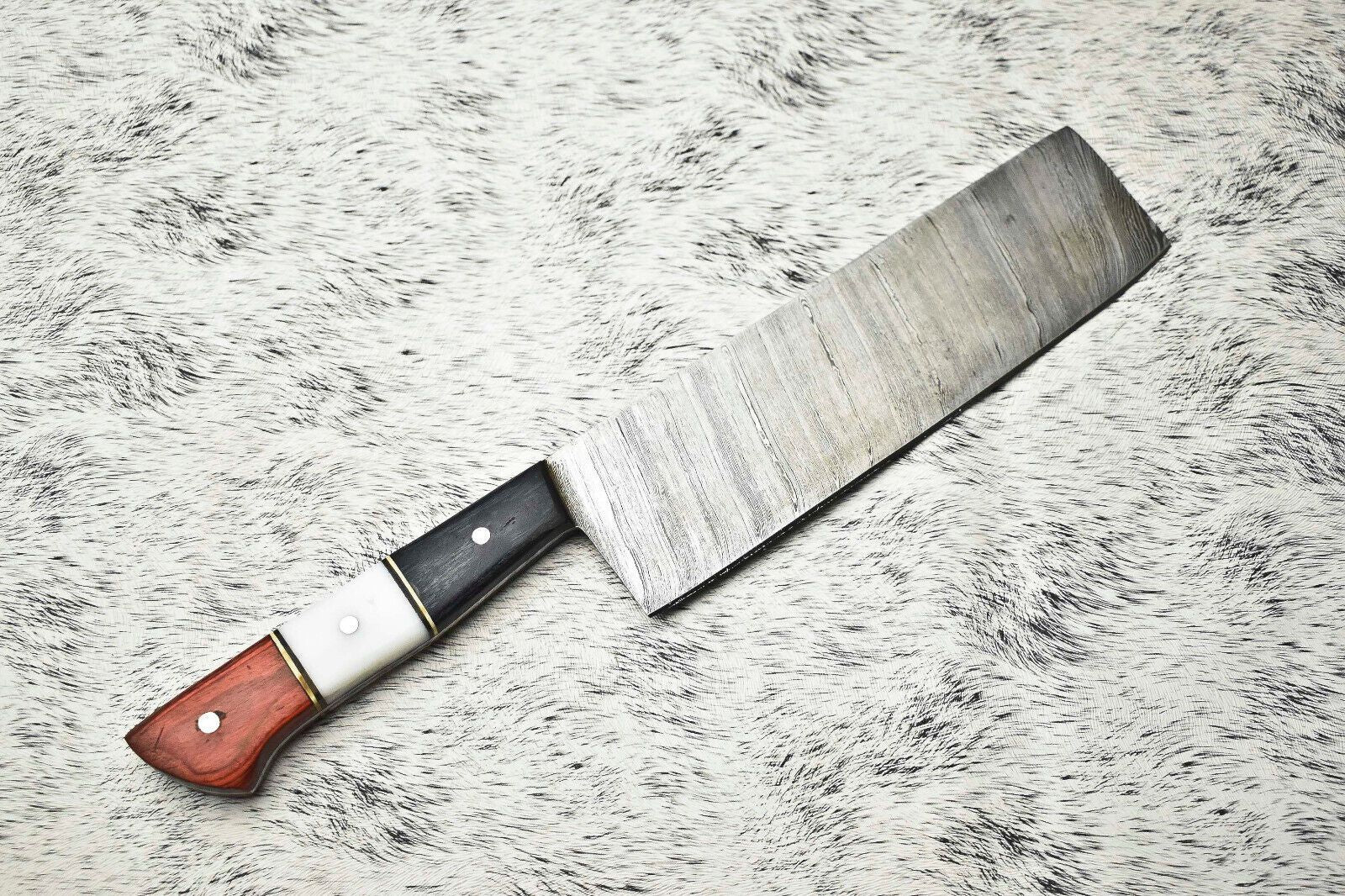 Custom 11 Damascus Steel Chef Knife  Handmade Full Tang Kitchen Knife 3