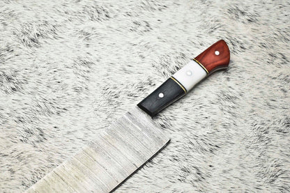 Custom 11 Damascus Steel Chef Knife  Handmade Full Tang Kitchen Knife 1
