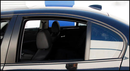 Car Chrome Delete Wrap, Black Matte Vinyl Roll, Window Trim Film for Roof Hood Pillar