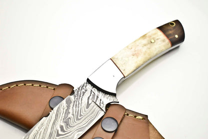 Custom Handmade Damascus Steel Chef Knife | Full Tang Forged Sport Blade