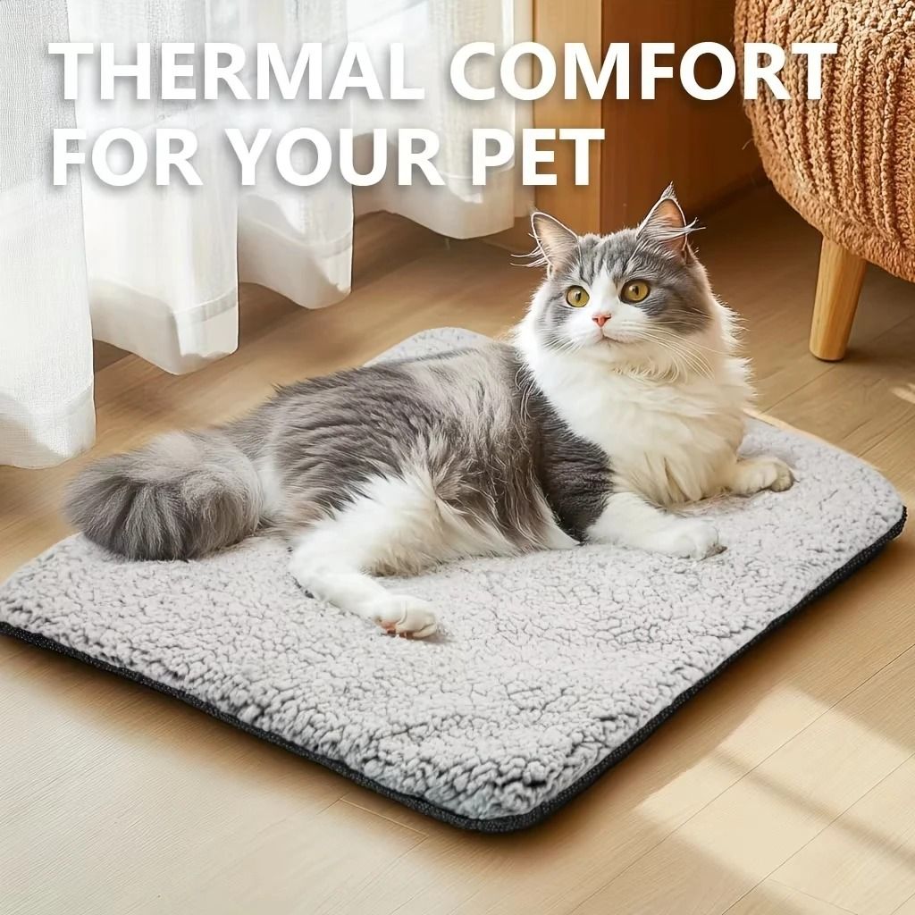 Self Heating Pet Cushion Mat For Dogs And Cats 1