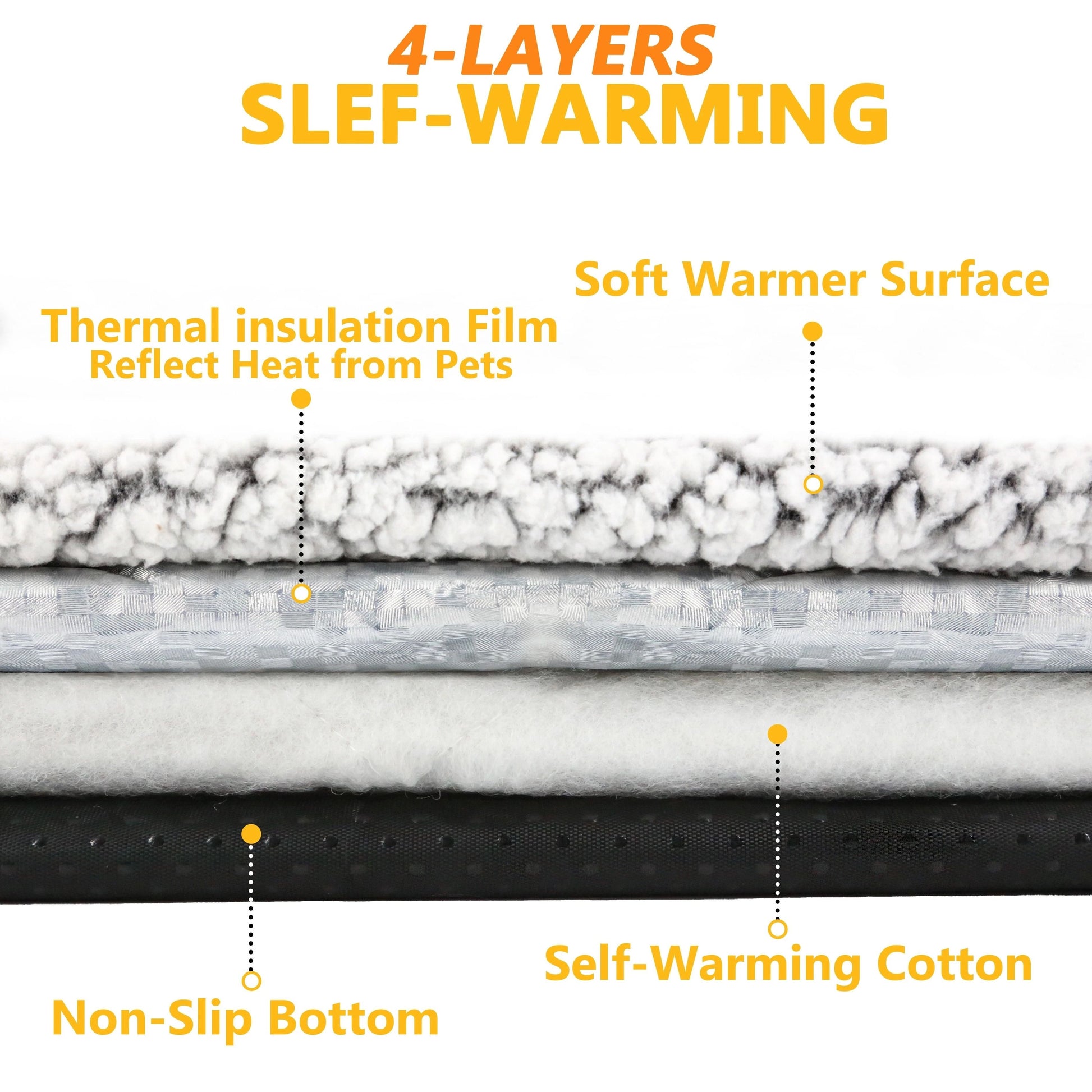 Self Heating Pet Cushion Mat For Dogs And Cats 2