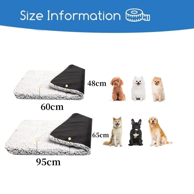 Self Heating Pet Cushion Mat For Dogs And Cats 7