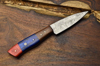 Handmade 8 Damascus Steel Chef Knife  Sharp Kitchen Cooking Knife 3