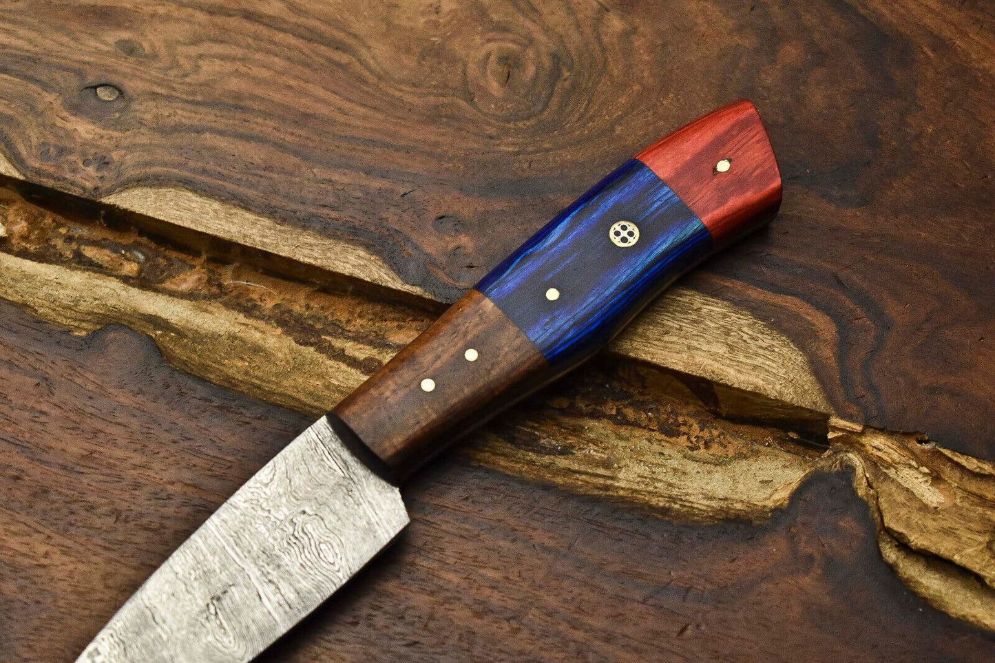 Handmade 8 Damascus Steel Chef Knife  Sharp Kitchen Cooking Knife 1