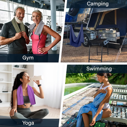 3PCS Quick Drying Towels Outdoor Swimming Fitness And Camping Towel Set Soft And Skin Friendly 3