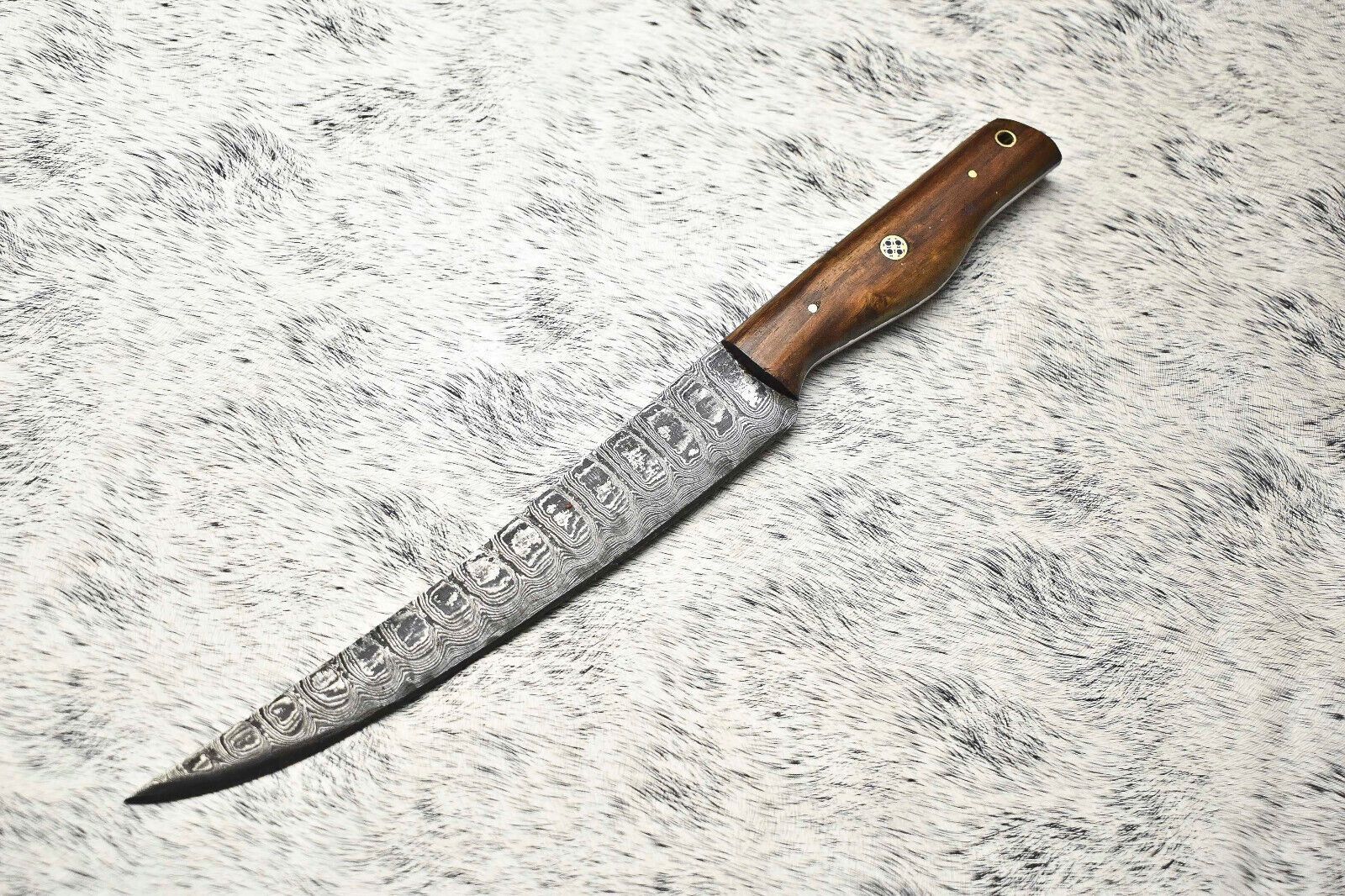 Handmade Damascus Steel Chef Knife | Full Tang Professional Kitchen Blade