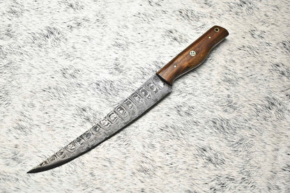 Handmade Damascus Steel Chef Knife | Full Tang Professional Kitchen Blade