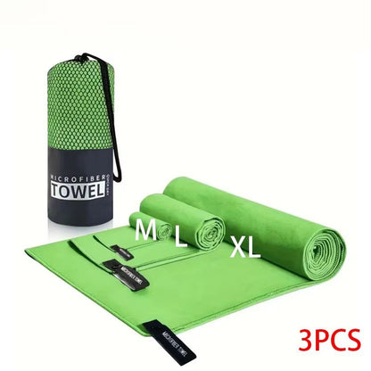 3PCS Quick Drying Towels Outdoor Swimming Fitness And Camping Towel Set Soft And Skin Friendly 13
