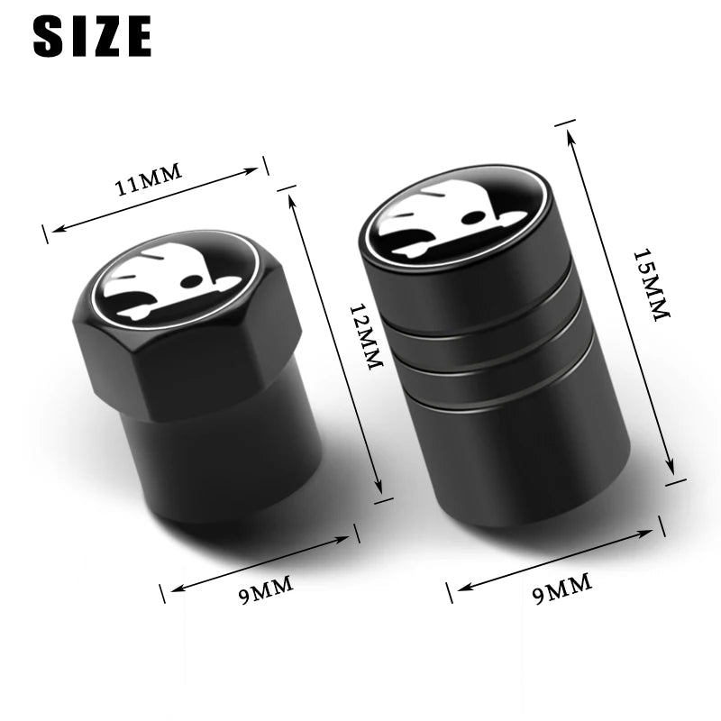 Auto Accessories, Metal Car Badges, Wheel Tire Valve Covers, Premium Car Styling Kit