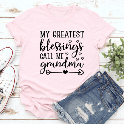 My Greatest Blessings Call Me Grandma Tee 1