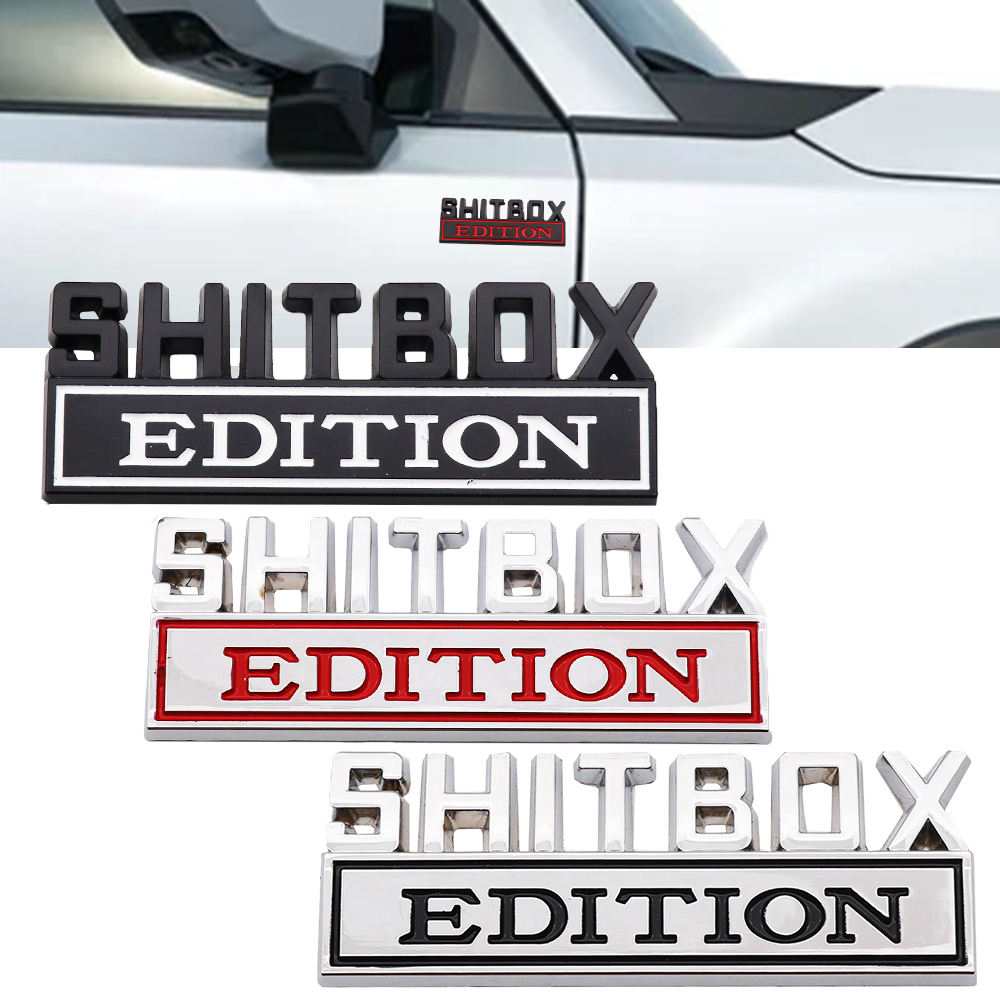Emblem, 3D Zinc Alloy Car Badge, Tail and Side Sticker Accessories