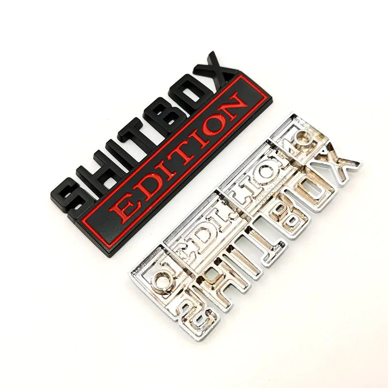 Emblem, 3D Zinc Alloy Car Badge, Tail and Side Sticker Accessories