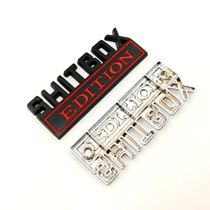 Emblem, 3D Zinc Alloy Car Badge, Tail and Side Sticker Accessories