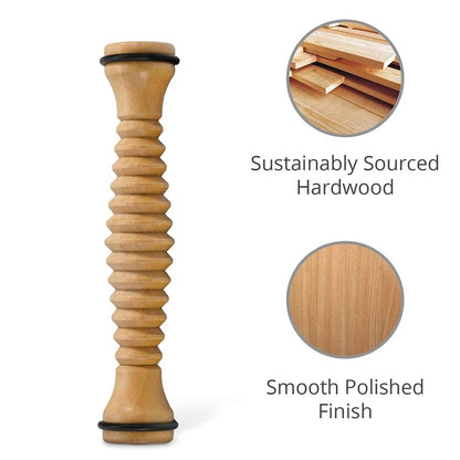 Foot Massager Roller Wooden Foot Roller For Plantar Fasciitis Relief Acupressure Massage For Foot   2