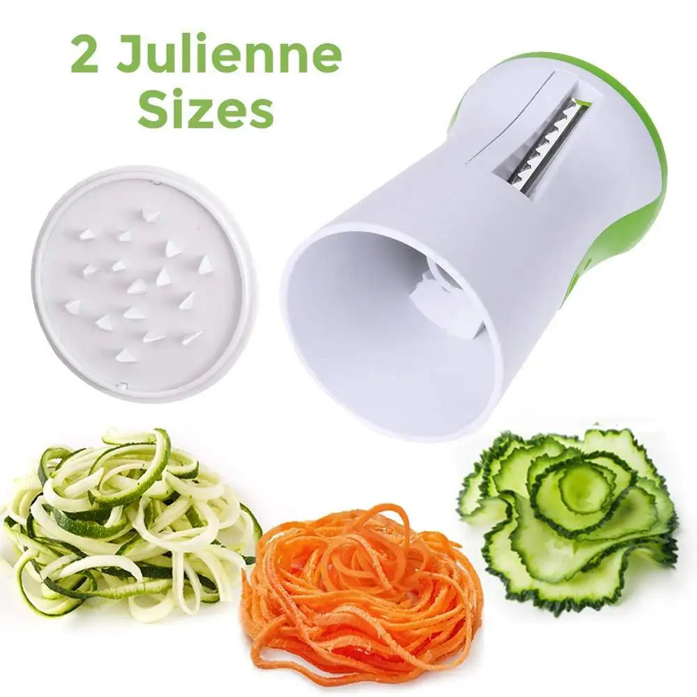 Vegetable Spiral Slicer Cutter, Heavy Duty Spiralizer Vegetable Slicer, Zucchini Pasta Noodle Spaghetti Maker