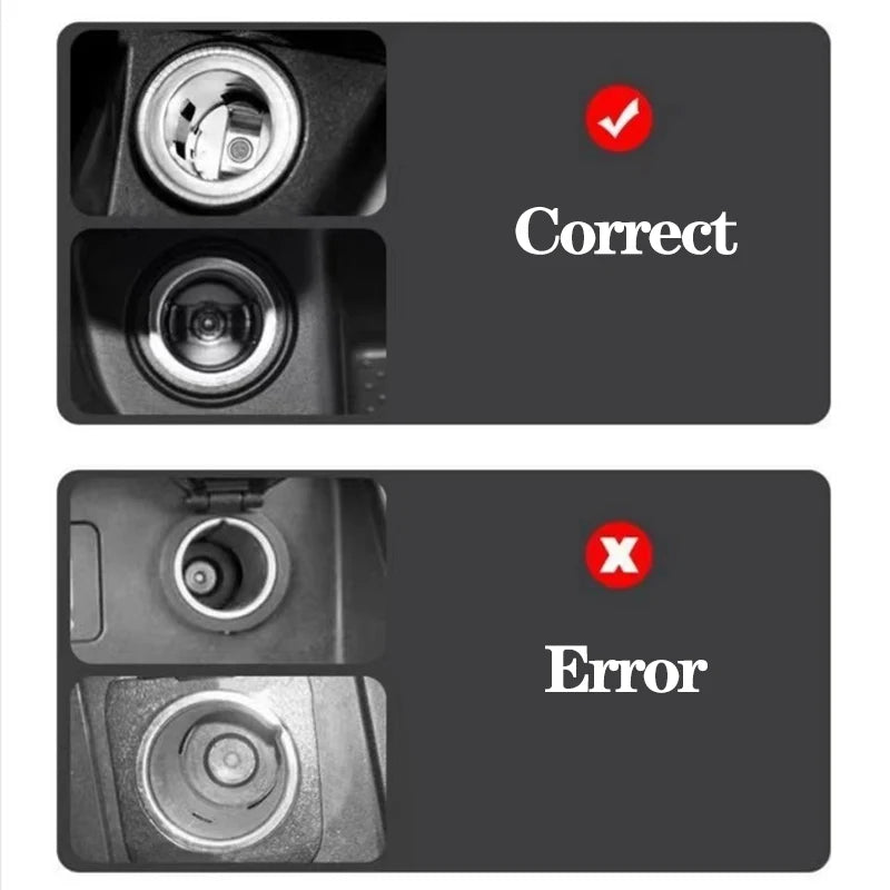 Professional Cigar Lighter Portable Car Emblem Cigarette Lighter Auto Smoking Accessory 2