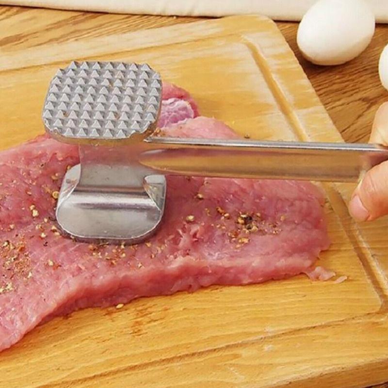 Durable Zinc Alloy Meat Hammer Tenderizer Mallet Tool For Pounding Beef Chicken Pork Kitchen Cookin 4