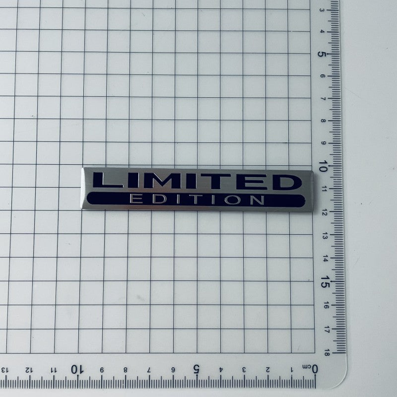 Aluminium LIMITED EDITION Emblem Sticker, 3D Metal Logo Badge, Car Trunk Decal, Special EDITION Fender Sticker Accessori
