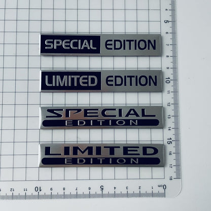 Aluminium LIMITED EDITION Emblem Sticker, 3D Metal Logo Badge, Car Trunk Decal, Special EDITION Fender Sticker Accessori