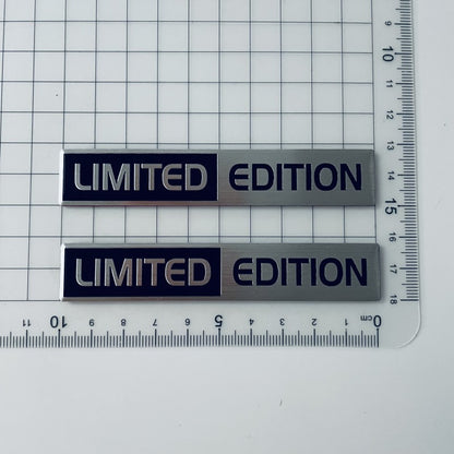 Aluminium LIMITED EDITION Emblem Sticker, 3D Metal Logo Badge, Car Trunk Decal, Special EDITION Fender Sticker Accessori
