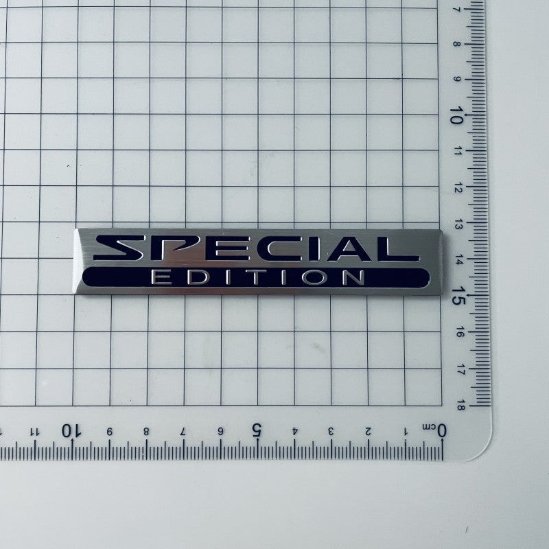 Aluminium LIMITED EDITION Emblem Sticker, 3D Metal Logo Badge, Car Trunk Decal, Special EDITION Fender Sticker Accessori