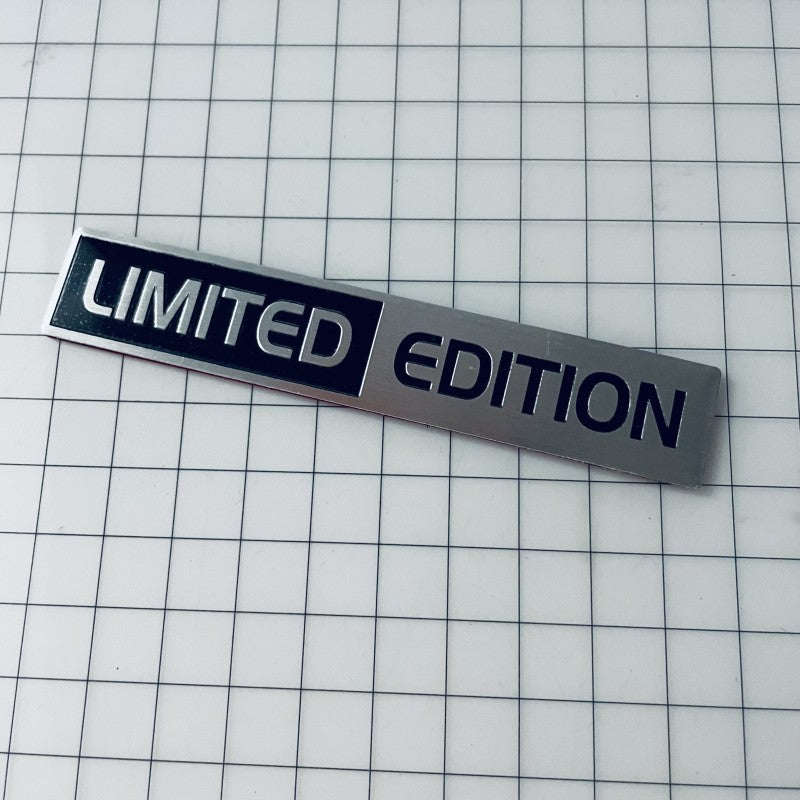 Aluminium LIMITED EDITION Emblem Sticker, 3D Metal Logo Badge, Car Trunk Decal, Special EDITION Fender Sticker Accessori
