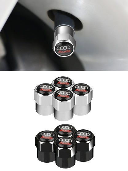 Universal Car Sticker Accessories, Durable Valve Stem Caps Cover, Auto Tire Decoration Set