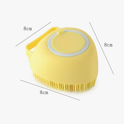 Soft Silicone Pet Bath Brush, Bathroom Puppy Dog Cat Massage Gloves, Safe Grooming Accessories for Pets