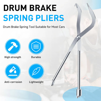 Brake Spring Clamp Plier, Car Drum Brake Tool, Workshop Installer Clamp, Auto Repair Disassembly Accessories