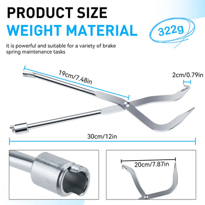 Brake Spring Clamp Plier, Car Drum Brake Tool, Workshop Installer Clamp, Auto Repair Disassembly Accessories