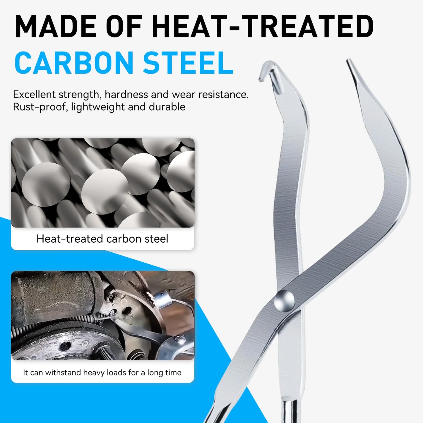 Brake Spring Clamp Plier, Car Drum Brake Tool, Workshop Installer Clamp, Auto Repair Disassembly Accessories