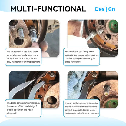 Brake Spring Clamp Plier, Car Drum Brake Tool, Workshop Installer Clamp, Auto Repair Disassembly Accessories
