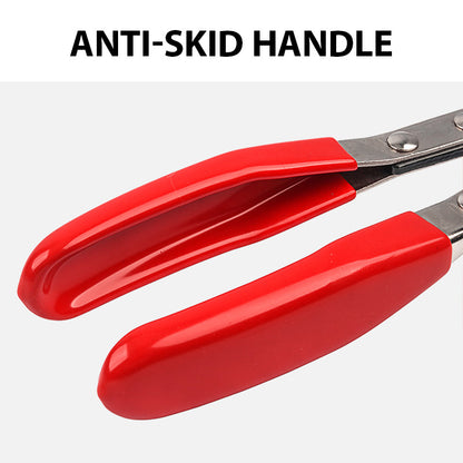 Locking Hose Clamp Puller, Car Hose Pliers Tool, Flat Band Ring Type Auto Removal, Anti Slip Handle Water Pipe Clamp