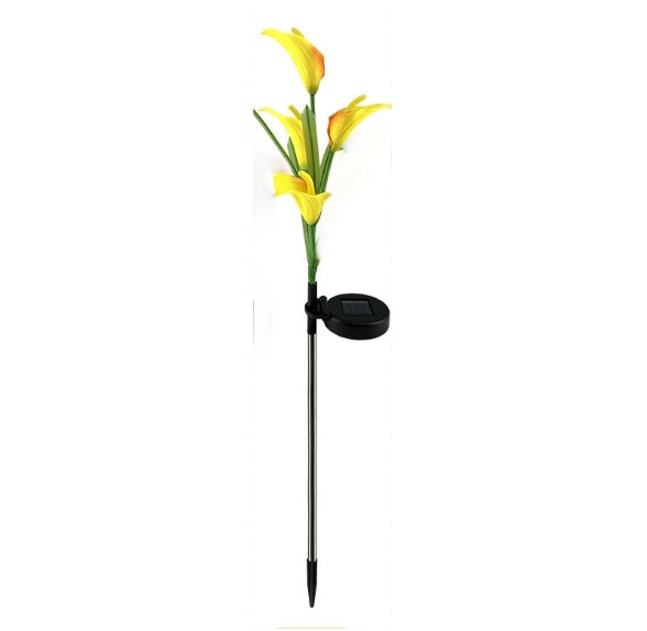 Solar Garden Light, Calla Lily Solar Pile Light, Outdoor Waterproof Backyard Terrace Porch Garden Decoration
