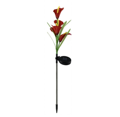 Solar Garden Light, Calla Lily Solar Pile Light, Outdoor Waterproof Backyard Terrace Porch Garden Decoration