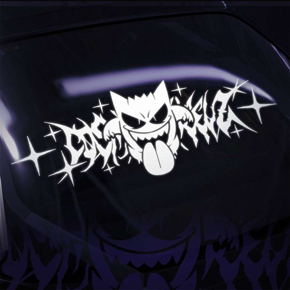 Cosmic Wheelz Drift Stance JDM Car Stickers Anime Vinyl Decals Dream Build Glass Decoration 1