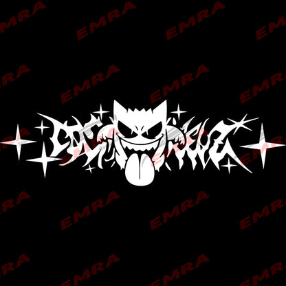 Cosmic Wheelz Drift Stance JDM Car Stickers Anime Vinyl Decals Dream Build Glass Decoration 2