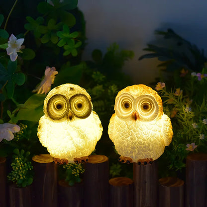 LED Solar Powered Light Solar Garden Lamp Owl Night Lights Outdoor Waterproof Garden Lawn Courtyard 1