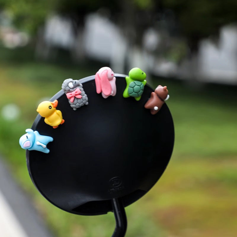 Little Turtle Car Pendant, Cute Animal Ornament, Dashboard Display Decor, Rearview Mirror Accessory