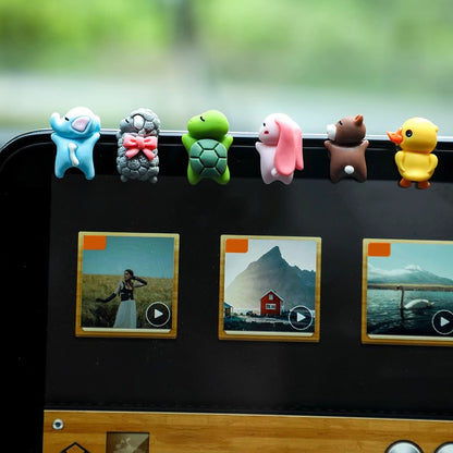 Little Turtle Car Pendant, Cute Animal Ornament, Dashboard Display Decor, Rearview Mirror Accessory