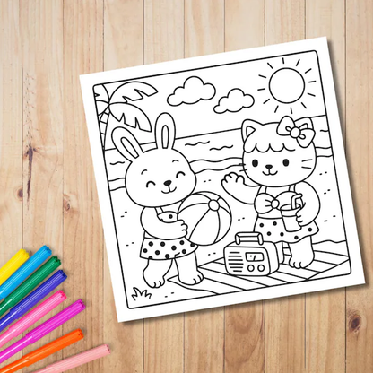 Cutie Coloring Book for Adults, Valentine's Day Gifting, Birthday Party Gift, Christmas, Drawing Supplies