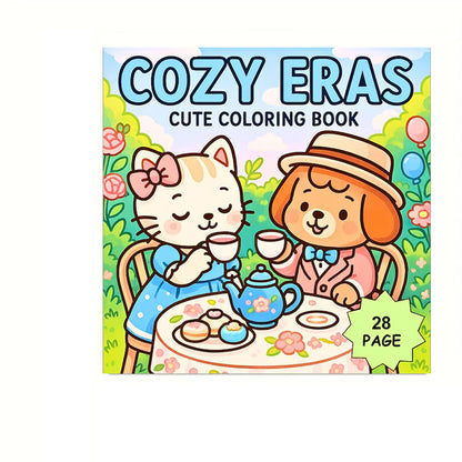 Cutie Coloring Book for Adults, Valentine's Day Gifting, Birthday Party Gift, Christmas, Drawing Supplies