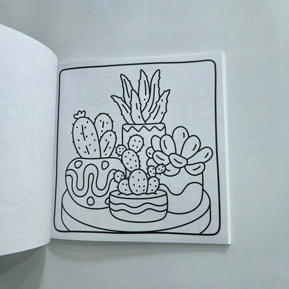 Cozy Girl Homebody Coloring Book, A Cute Stress Relief Art Drawing Book, The Perfect Gift for Birthdays and Parties