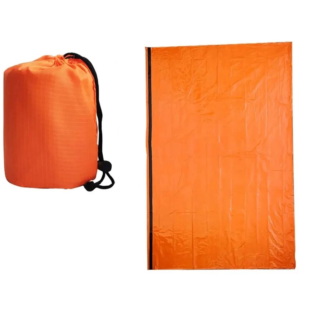 Emergency Thermal Sleeping Bag Lightweight Waterproof Survival Blanket For Camping And Hiking 4